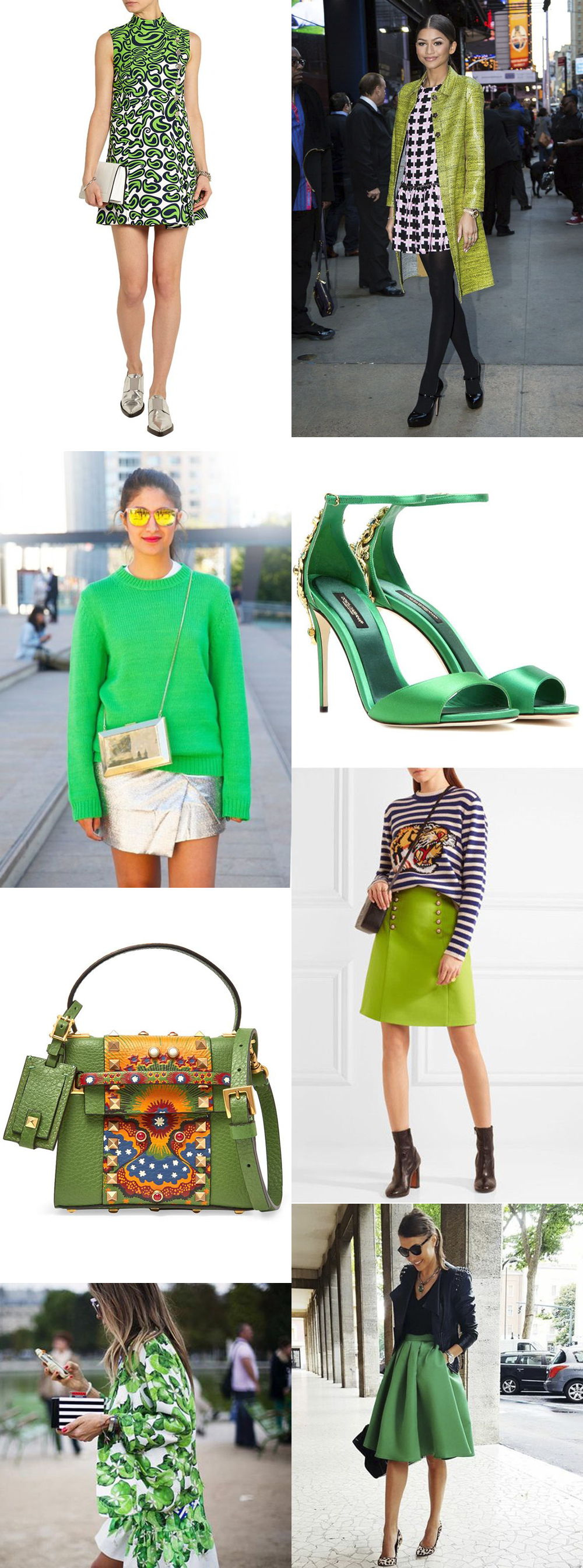 Greenery Fashion Looks