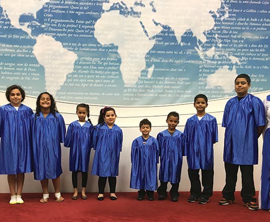 Na Igreja Internacional da Graça de Deus, no domingo (27) haverá a cantata das crianças, às 10am e às 7pm