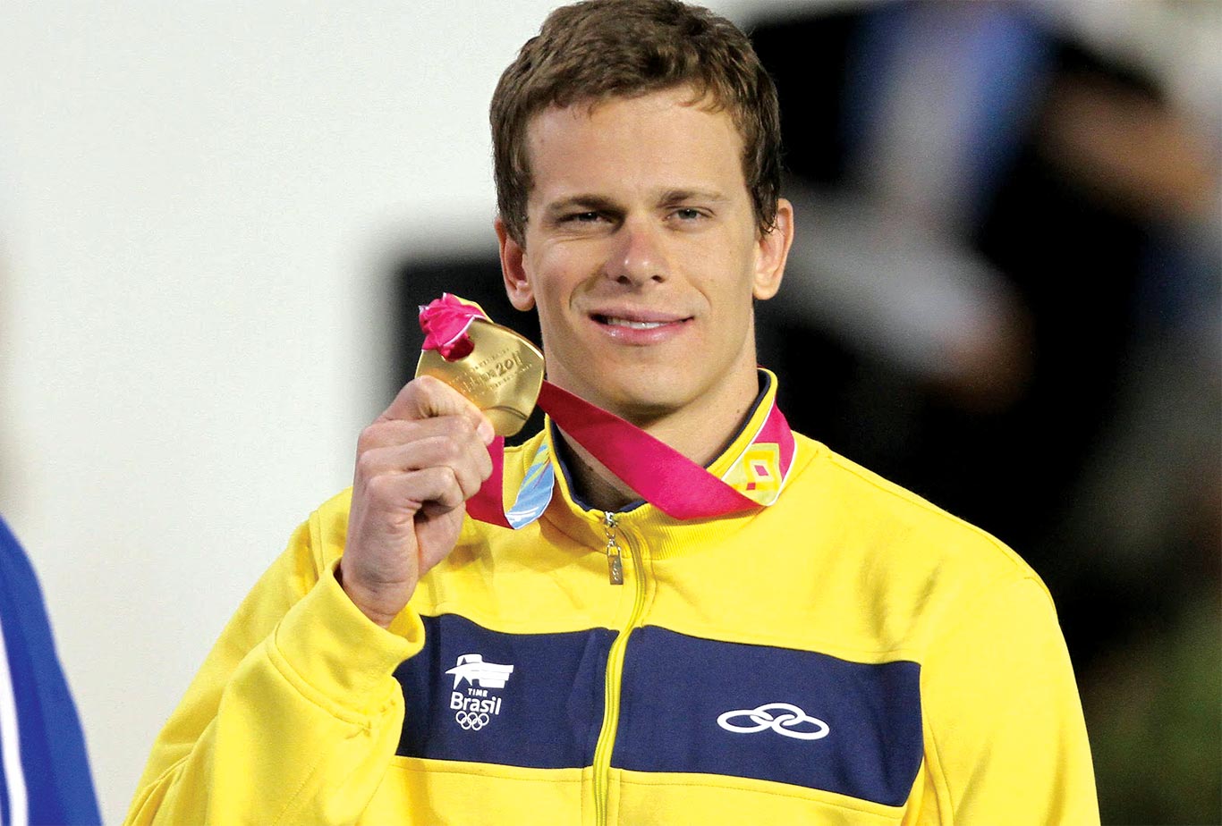 Cesar Cielo foi medalha de ouro nos jogos de Pequim