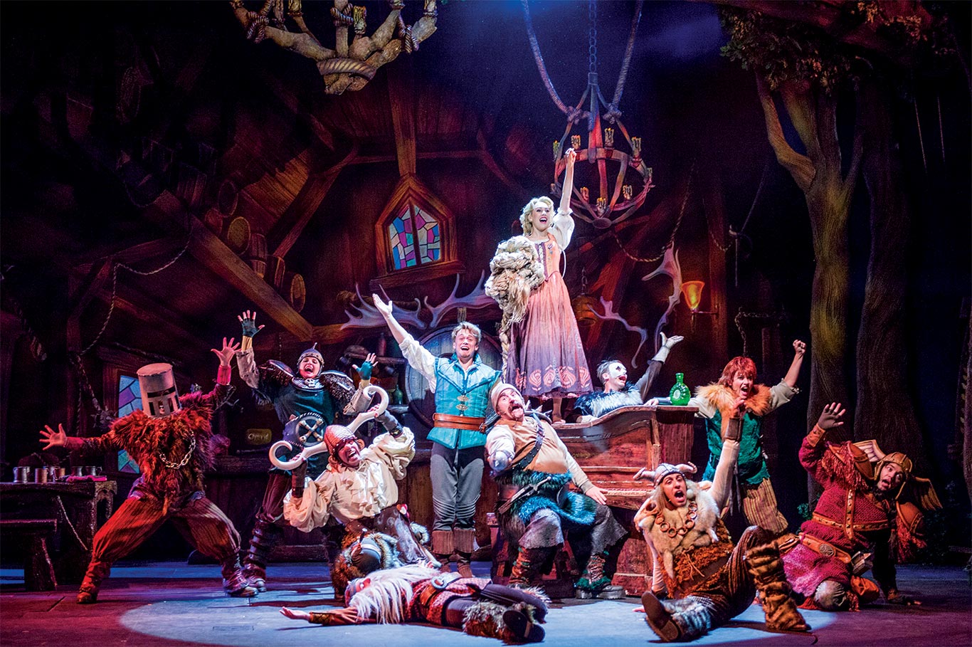 O espetáculo “Tangled: The Musical” é atração primcipal do navio Disney Magic, um dos quatro da frota