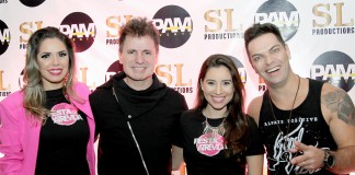 Sandina Lira da SL Productions, o DJ MP4, Pam e o cantor Glauco Zulo