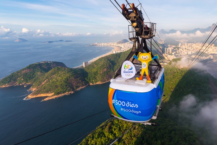 Vista do Pão de Acúcar no Rio de Janeiro