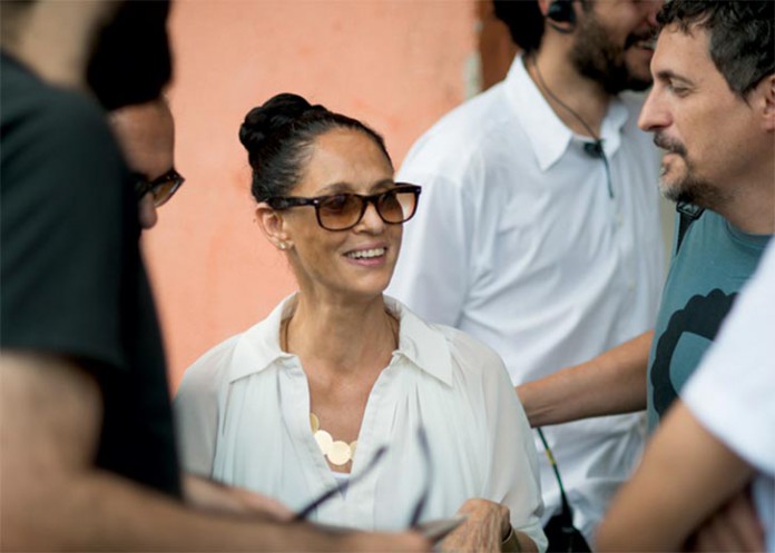 Sonia Braga nas gravacoes de ‘Aquarius’, destaque em Cannes