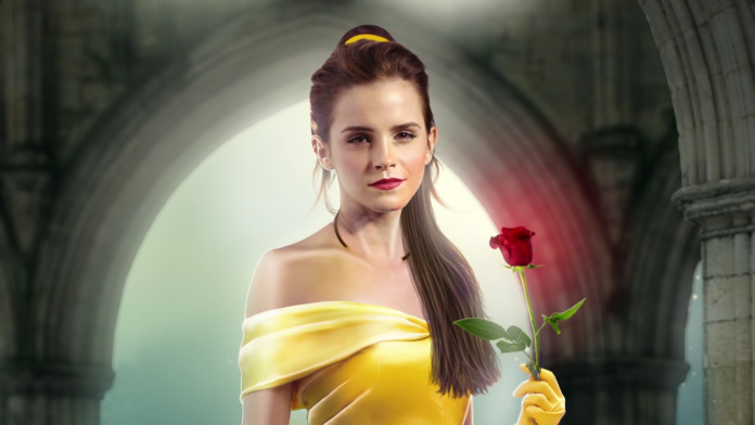 A atriz Emma Watson, que viverá Bela na nova produção da Disney