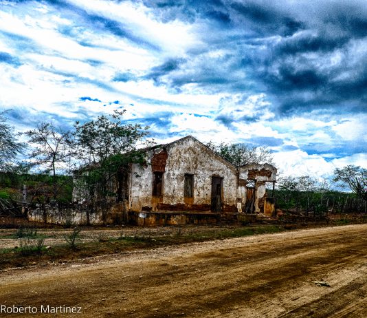 Casa de campones abandonada no Cariri, sertão da Paraíba