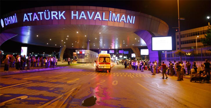 O ataque ao aeroporto de Ataturk, em Istambul, foi o mais mortal em uma série de atentados que abalaram o país