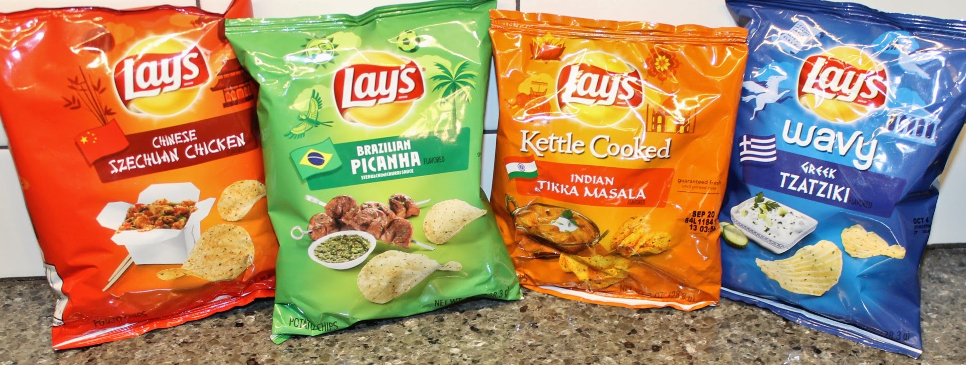 Os novos sabores da batata americana Lays, com destaque para o sabor inspirado na carne brasileira