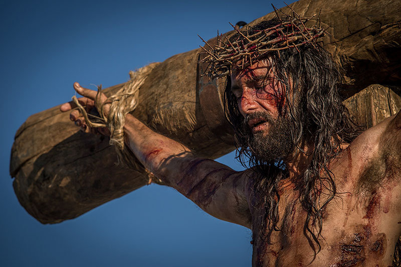 O brasileiro Rodrigo Santoro como Jesus Cristo em cena da producao hollywoodiana 'Ben-Hur'