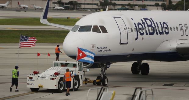 Voo comercial entre EUA e Cuba sera operado pela Jet Blue