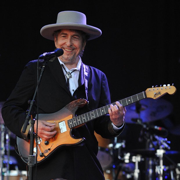 O ganhador do prêmio Nobel de Literatura Bob Dylan