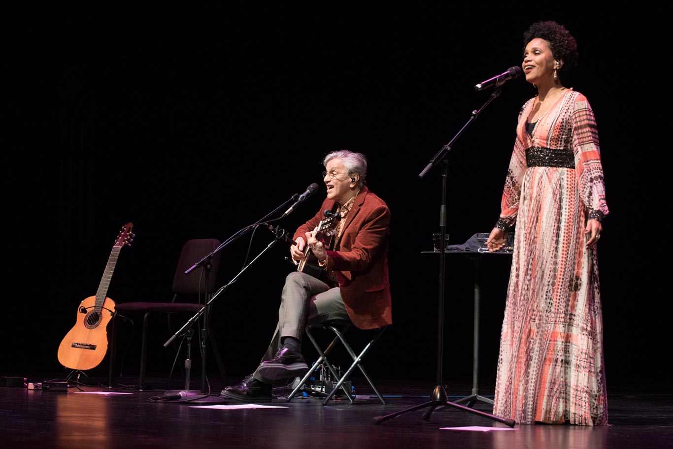 Caetano Veloso e Teresa Cristina