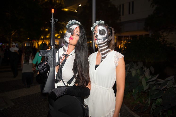Halloween 2015 na Lincoln Road em Miami