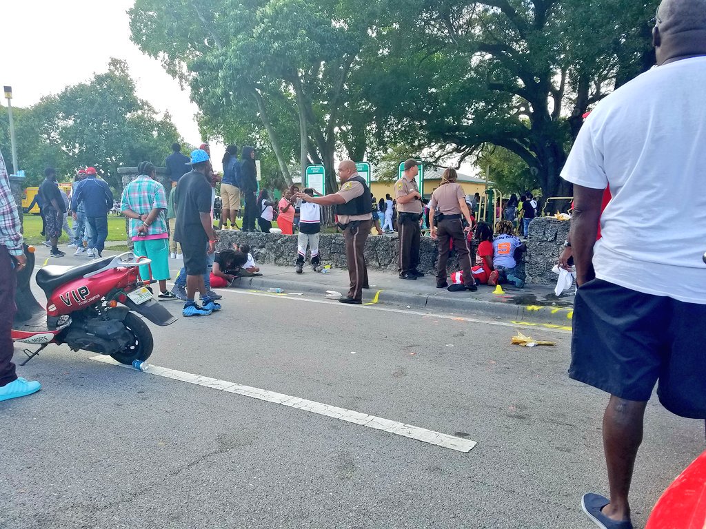 Tiroteio causou tumulto no MLK Park em Miami