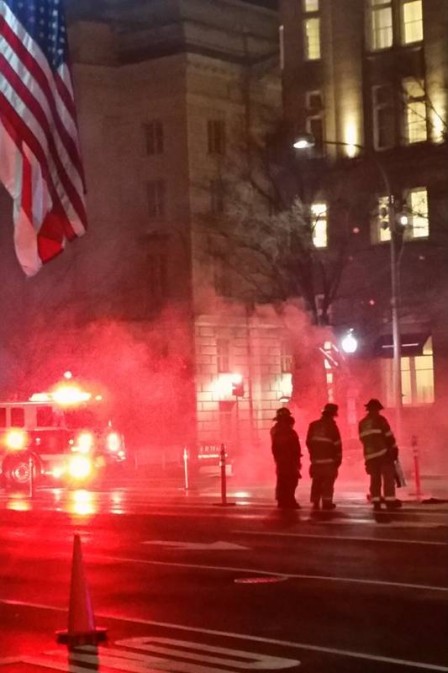 Homem ateou fogo no próprio corpo para protestar contra Trump
