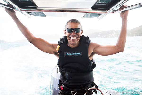 Obama curtiu merecidas férias nas Ilhas Virgens