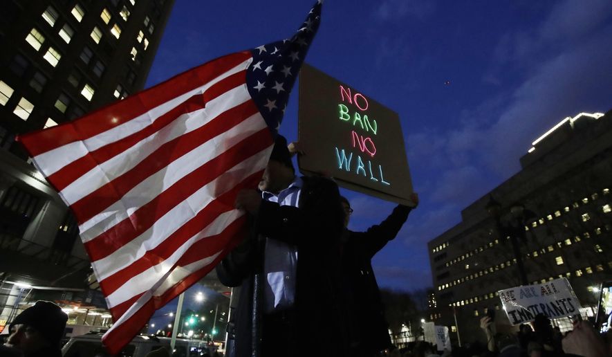 Ordens executivas geraram manifestações em todos os EUA FOTO: Reuters