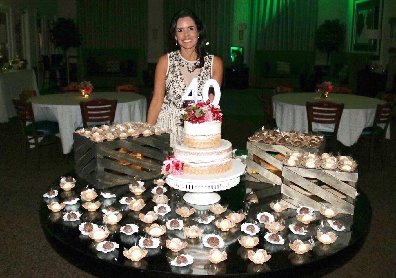 Karoline Asbell comemorou seu aniversário de 40 anos