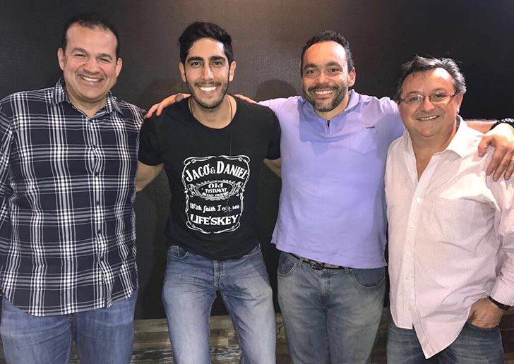 João Caravelas, Jonathan Nemer, Eduardo Cassianom e Marco Vico