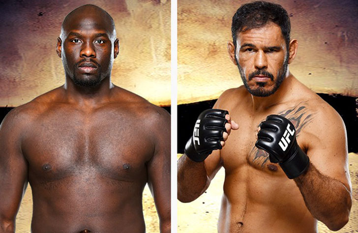 Jared Cannonier e Rogerio Minotouro se enfrentam em novembro, em Norfolk