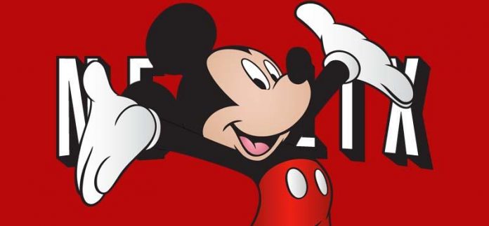 netflix-mickey A decisão da Disney recai exclusivamente aos EUA e é relativa apenas aos filmes cinematográficos”, disse a empresa
