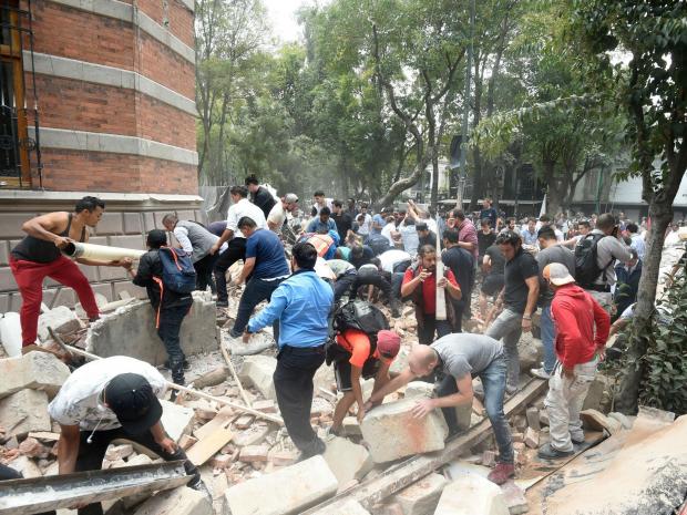 Terremoto de 7.1 graus atingiu o México nesta terça feira