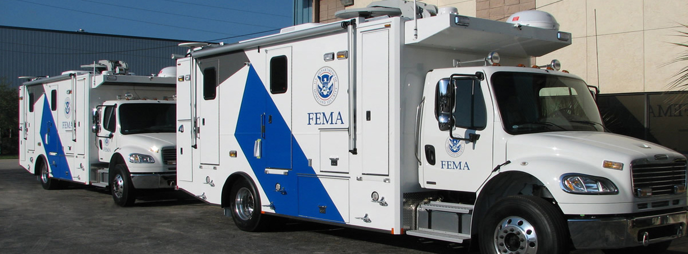 FEMA, órgão governamental federal dedicado ao apoio às vítimas de desastres naturais