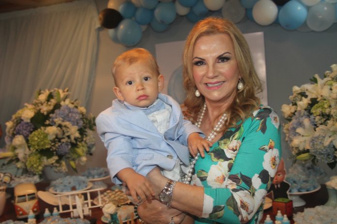 Marta Ramos e o seu netinho