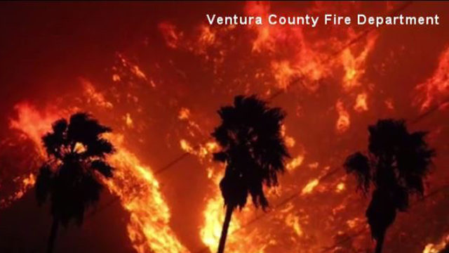Incêndios estão fora de controle na Califórnia
