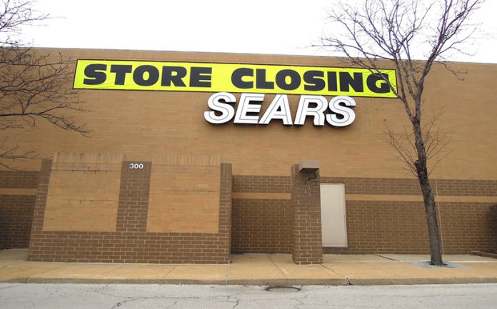 Sears fechou as portas de várias lojas em todo o país