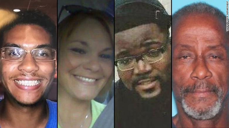 Vítimas: Anthony Naiboa, Monica Hoffa, Benjamin Mitchell e Ronald Felton