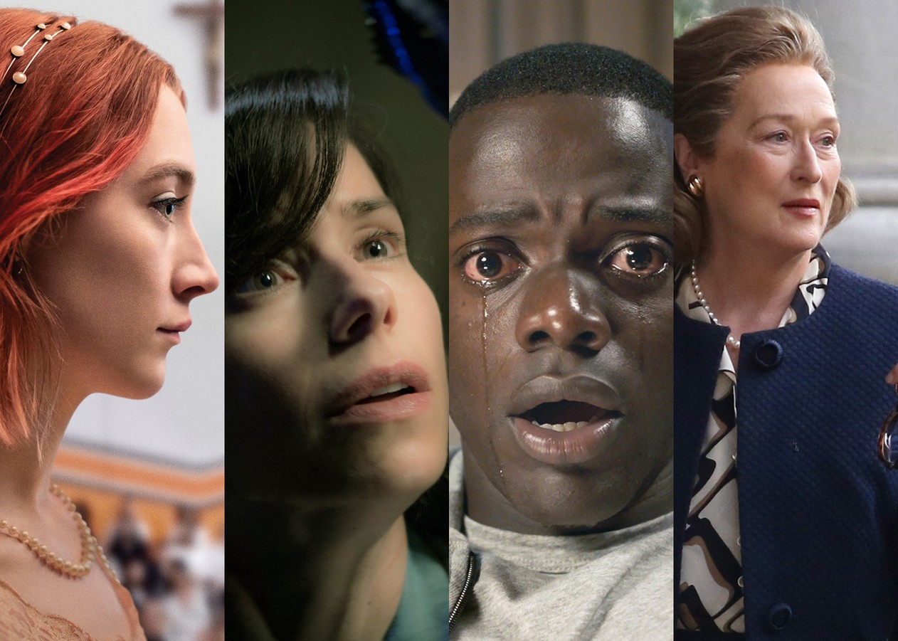 'Lady Bird', 'Shape of Water, 'Get Out!' e 'The Post' estão entre os indicados ao Oscar Foto Divulgação