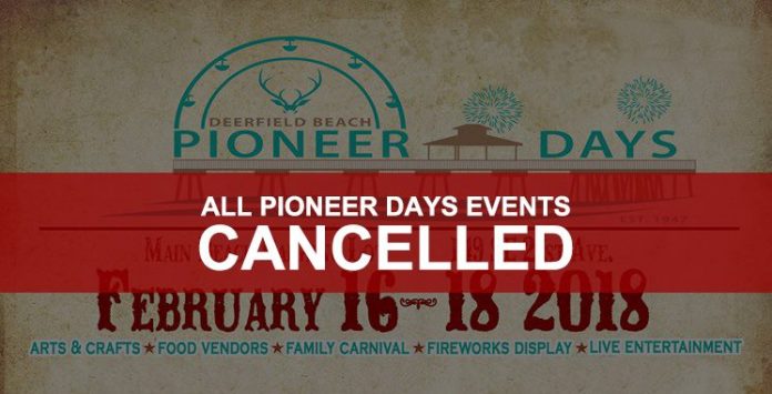 Evento foi cancelado pela prefeitura