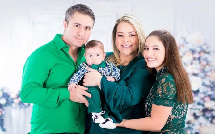 Gilmar e família na campanha do GoFundMe