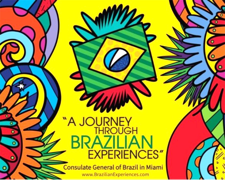 Arte de autoria de Romero Britto