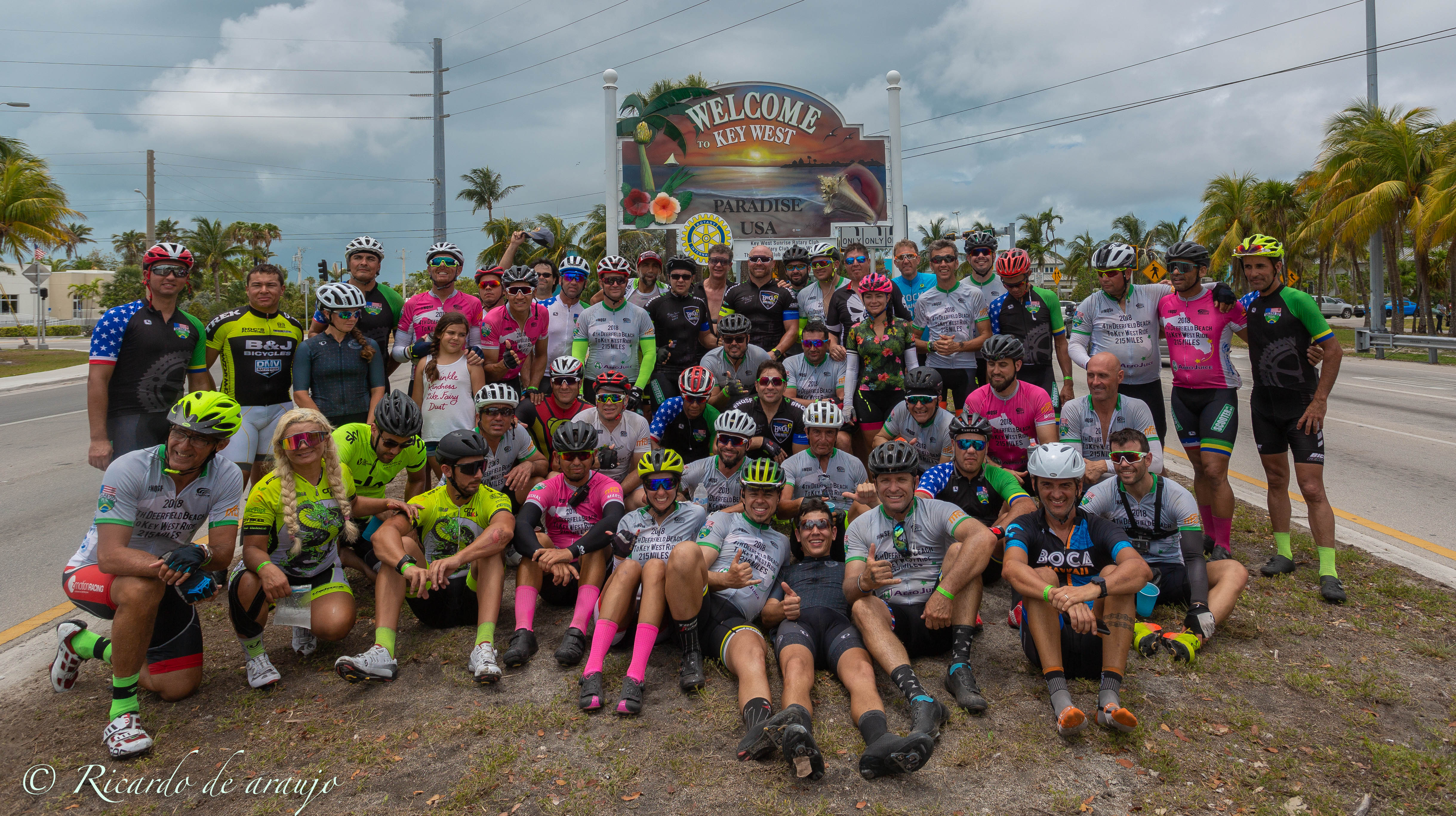 Galera do Pedal chega a Key West