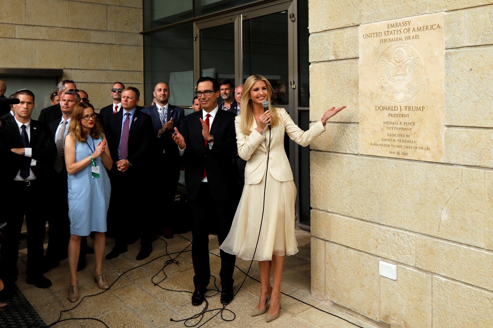 Ivanka Trump inaugura embaixada em Jerusalém
