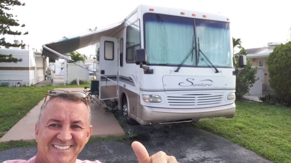 Floriano Lopes comprou um motorhome para viajar pelos EUA