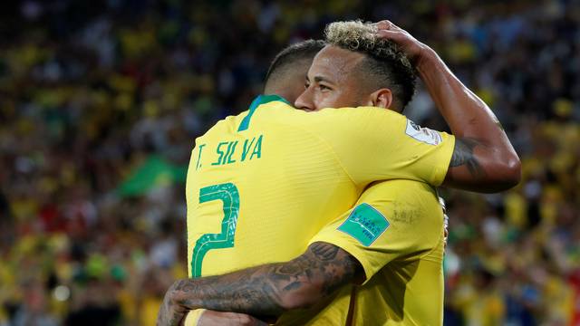 Thiago Silva e Neymar Foto REUTERS Grigory Duko