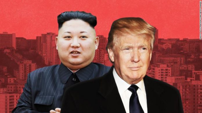 Trump e Kim Jong-un (Foto: CNN)