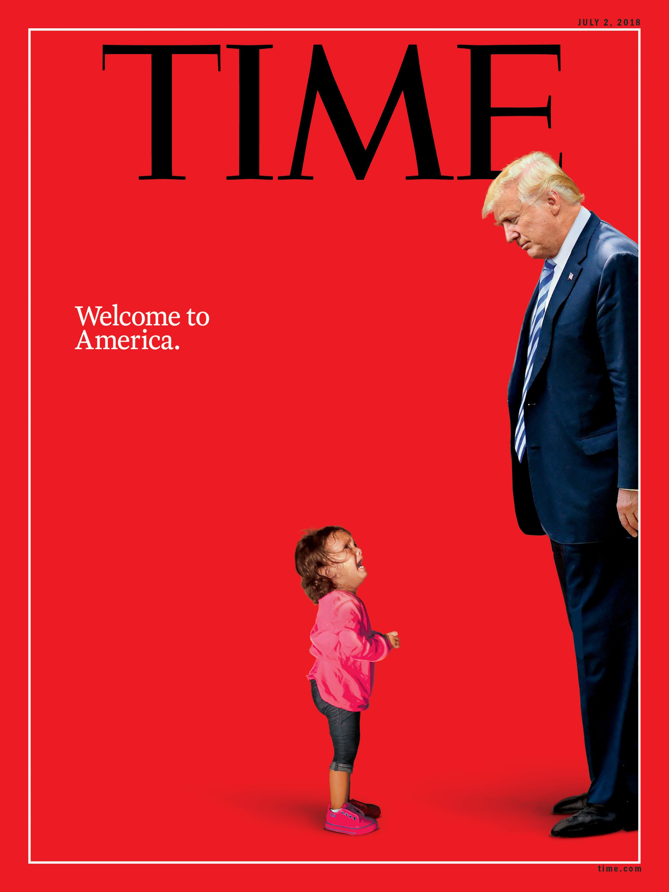 Capa da revista Time sobre a separação de famílias na fronteira