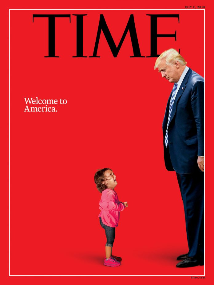 Capa da revista Time sobre a separação de famílias na fronteira