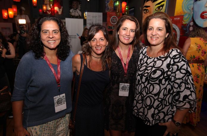 Adriana Dutra, Flavia Guimaraes, Viviane Spinelli e Claudia Dutra durante o Brazilian Film Festival of Miami do anos passado