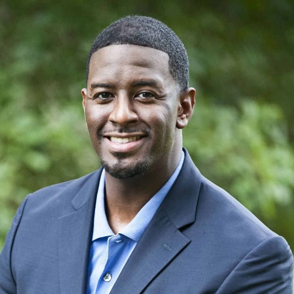 Andrew Gillum é o candidato a governador pelo Partido Democrata