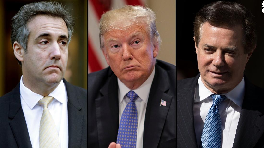 Michael Cohen, Donald Trump e Paul Manafort