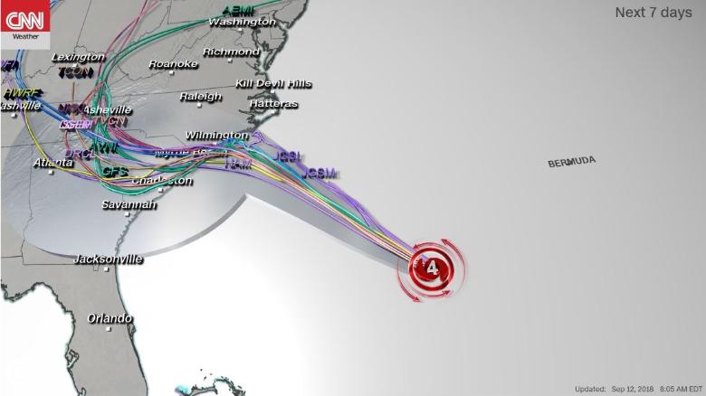 Furacão Florence obriga 1.7 milhão de pessoas a deixarem suas casas