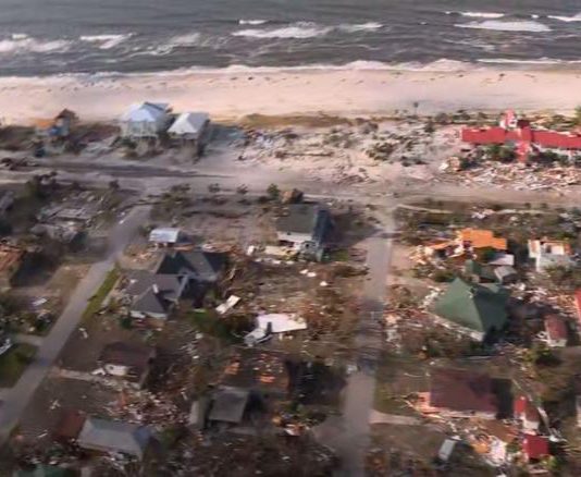 A pequena Mexico Beach foi devastada pelo furacão Michael