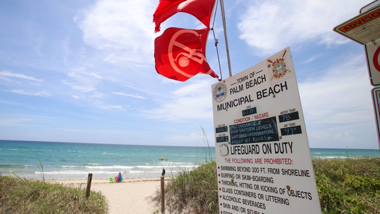 Praias foram fechadas por precaução