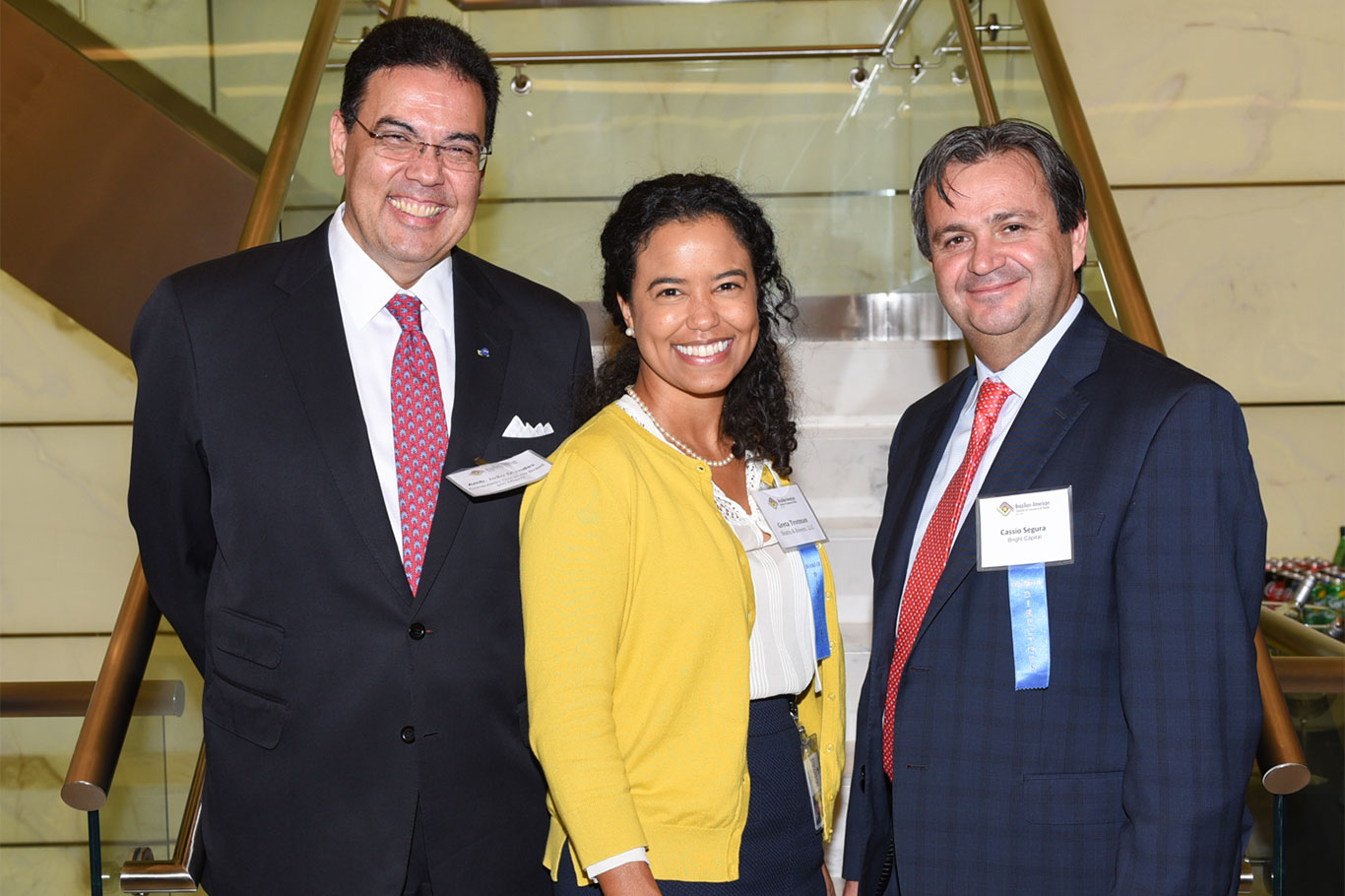 Embaixador João Mendes, Greta Totman e Cassio Segura