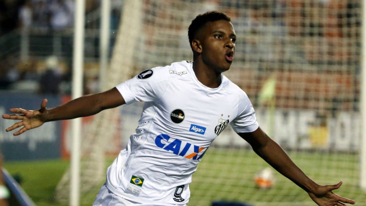 Jovem Rodrygo marcou um gol mas não evitou o empate do Santos