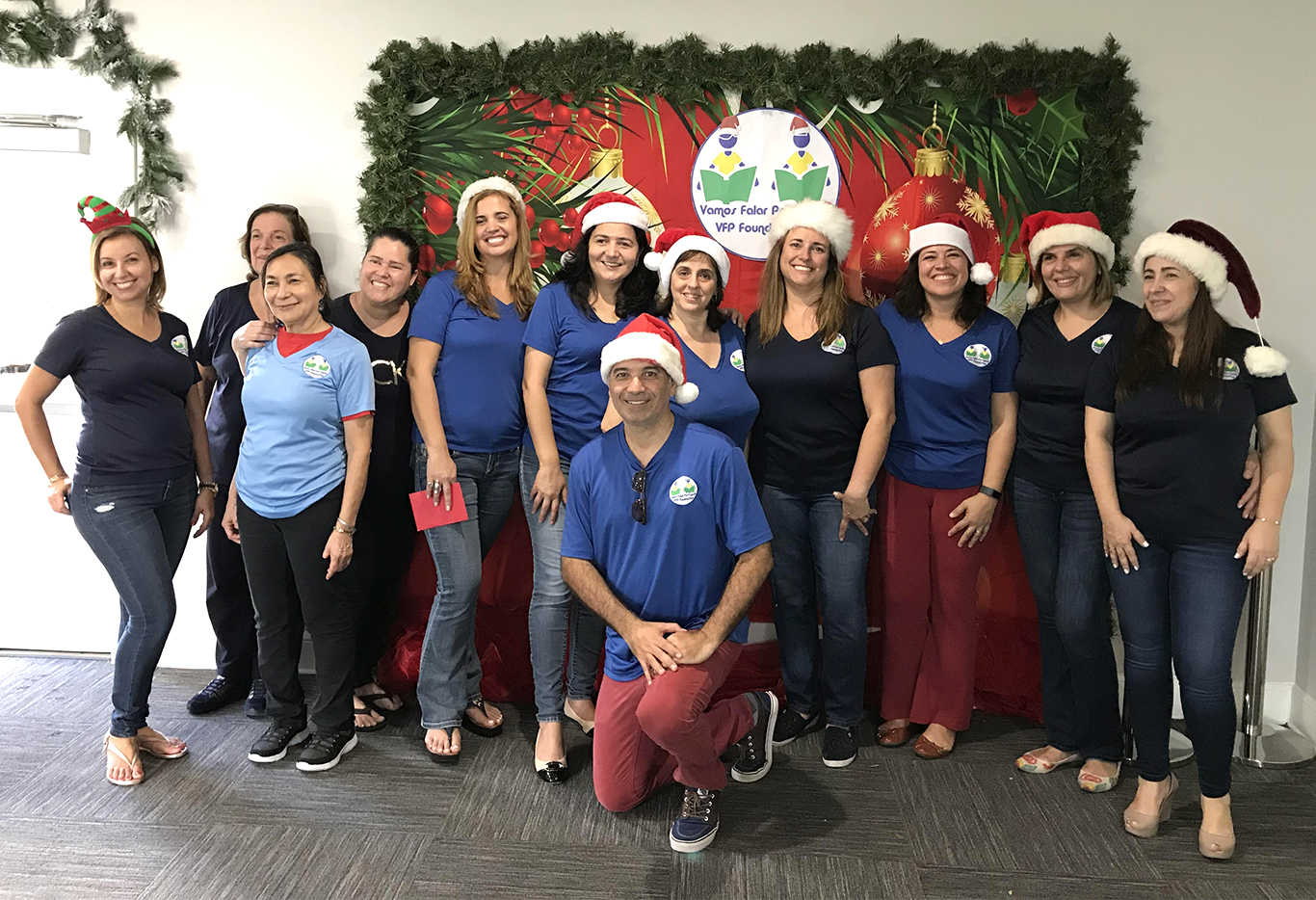 Equipe VFP na confraternização de Natal